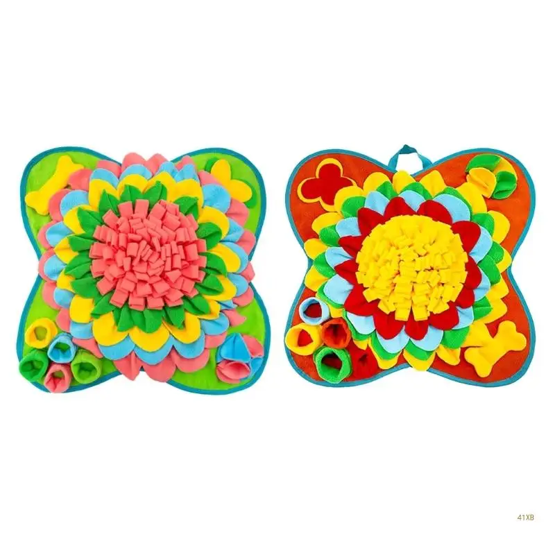 

41XB Dog Sniffing Toy Pad Licking Mat Puppy Training Mat Pet Dog Feeding Supplies