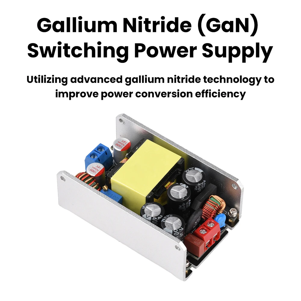 AC 190-265V zu DC 9-30V Einstellbares 180W Hochleistungs-GaN-Schaltnetzteilmodul mit geringer Welligkeit, Industrielle Leistungsplatine – Detail 12