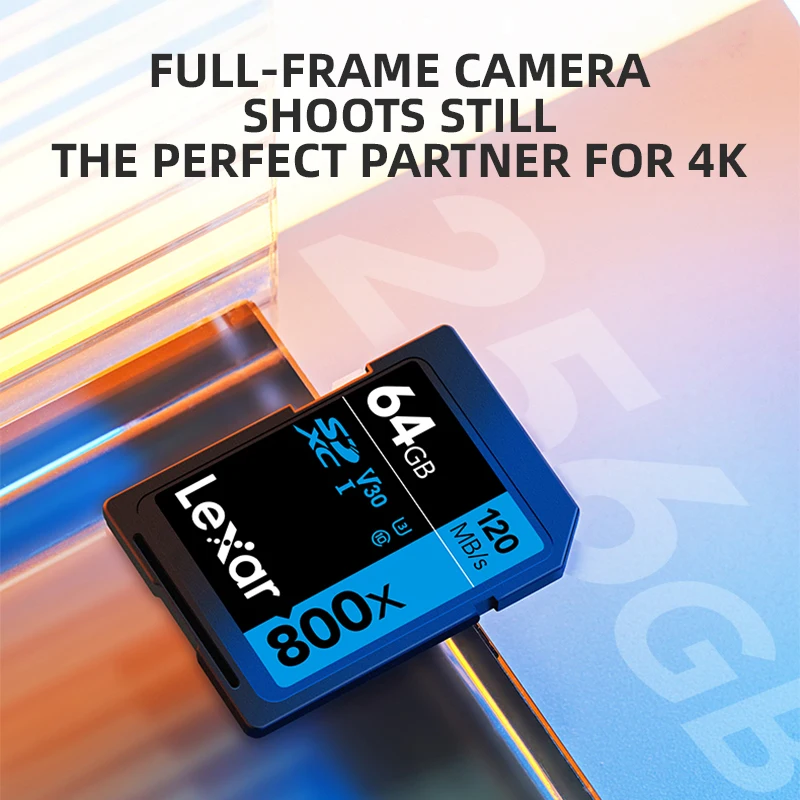 Lexar SD Card 32GB 128GB 64GB 256GB Memory Card Classe 10 3D 4K V30 Video High Speed UHS-I 150MB/s Card for Camera image 3