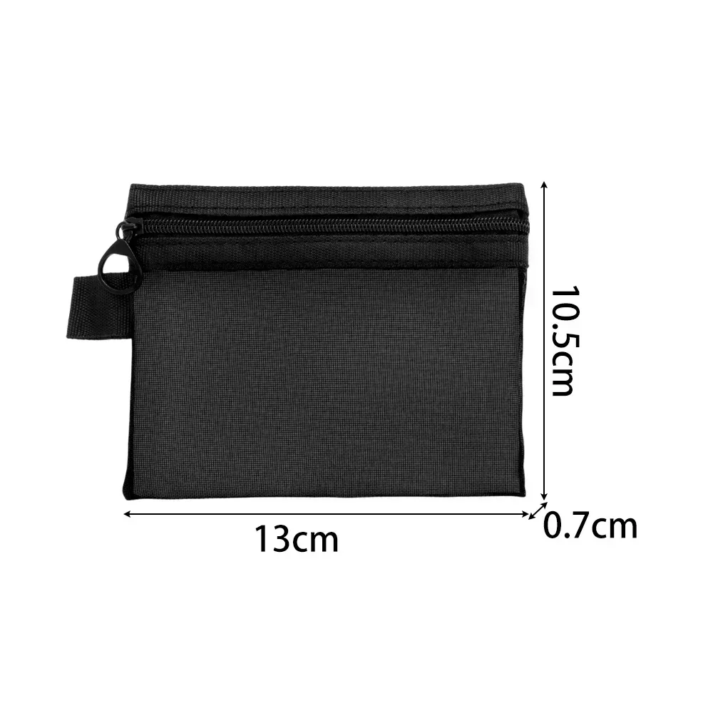 1/3 Stück Transparente Netz-Kosmetiktaschen Klein und Groß Schwarze Make-up-Tasche Tragbare Reise-Toilettenartikel-Organizer-Etui Lippenstift-Aufbewahrungsbeutel – Detail 8