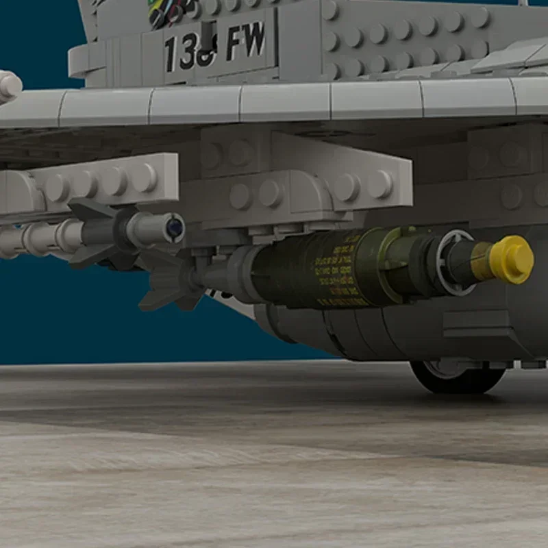 نموذج طائرة عسكرية Moc قوالب بناء F-16 كتلة 30 القتال الصقر التكنولوجيا كتل هدية عيد الميلاد لعبة لتقوم بها بنفسك مجموعات الجمعية