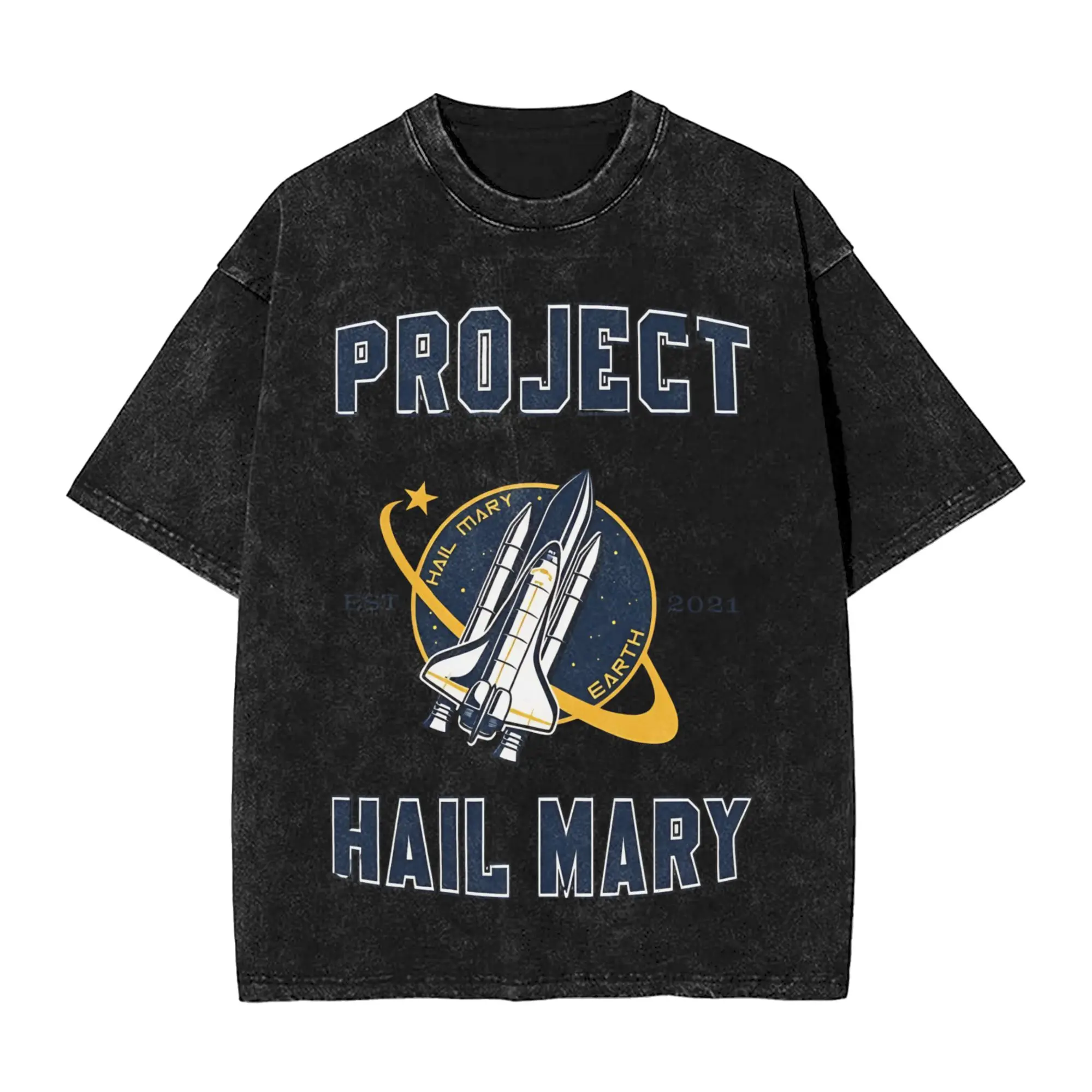 Project Hail Mary Rocky Amaze Jazz Hands EST 2021 T-Shirt Harajuku T-Shirts Awesome Tshirt Summer Casual O Neck Big Size Clothes