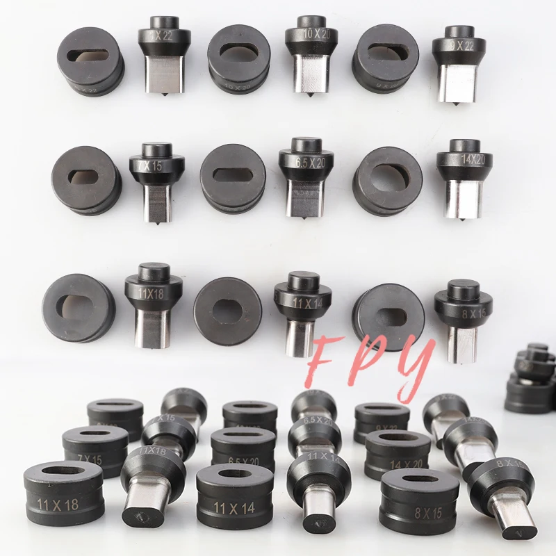 Le trou narde poinçonnage hydraulique de 1PCs meurent pour la poinçonneuse hydraulique CH-60, matrices ovales CH-60 de trou de poinçonnage d'acier inoxydable de moule