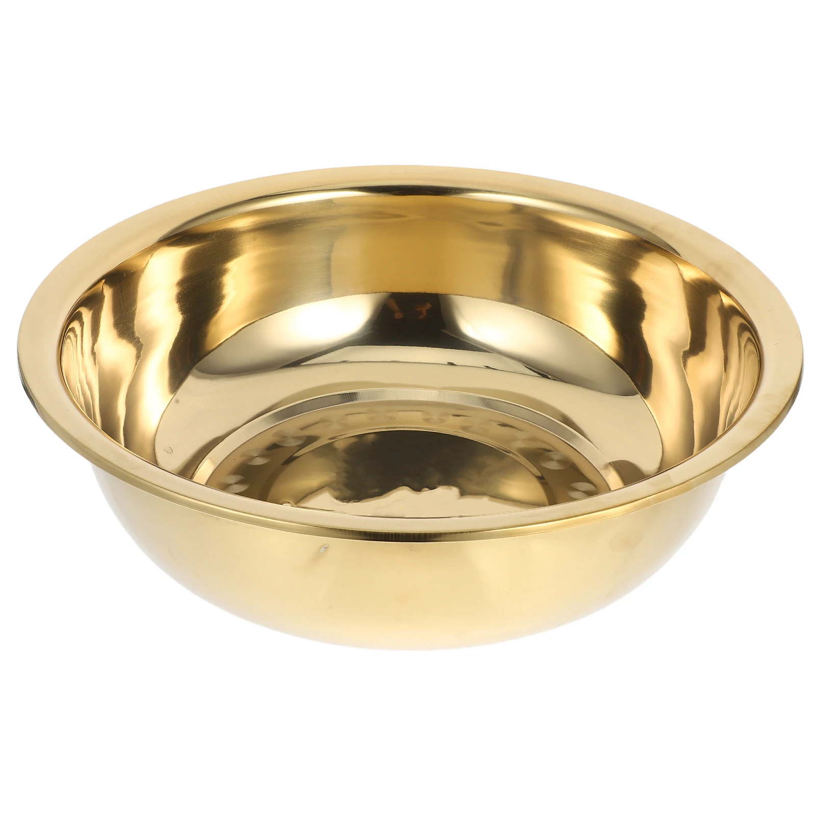 

Thickened Stainless Steel Basin 20L Deep Round Wash Tub For Kitchen Vegetable Cleaning Multipurpose Face Foot Soaking