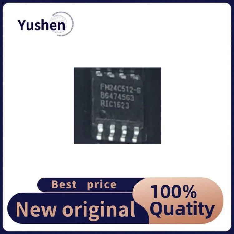 

10PCS New Original IC FM24C512 FM24C512-G FM24C512-S 5.2MM SOP8 Microcontroller IC Chips