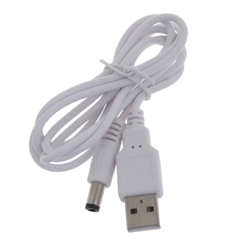 Universal 5V USB a 2.5x0 7mm/3,5x1,35mm /4.0x1 7mm/5,5x2,5mm Cable de alimentación del Cable del cargador para el ventilador altavoz Router de luz