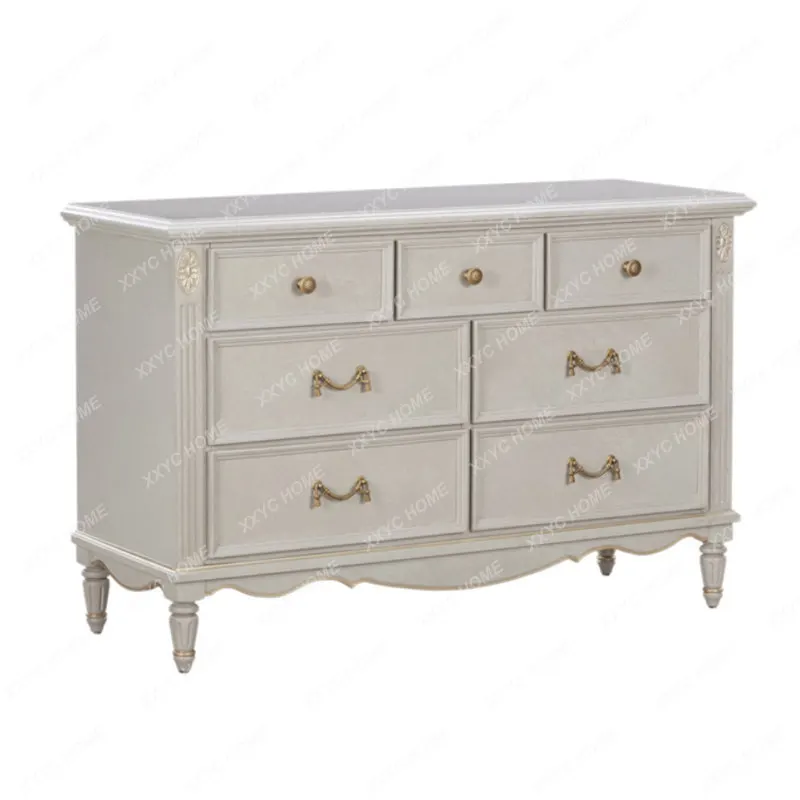 AA solid wood porch cabinet modern simple and old locker