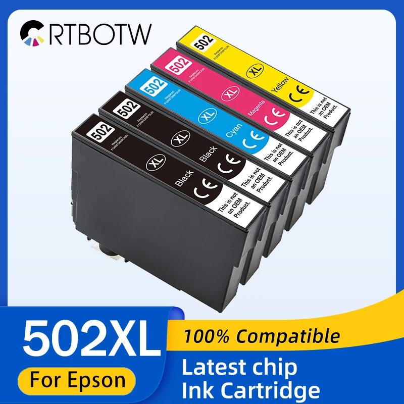 

502XL T502 XL картридж, совместимый с принтером Epson Expression Home XP-5105 XP5105 XP5100 Workforce WF-2860 WF-2865DWF