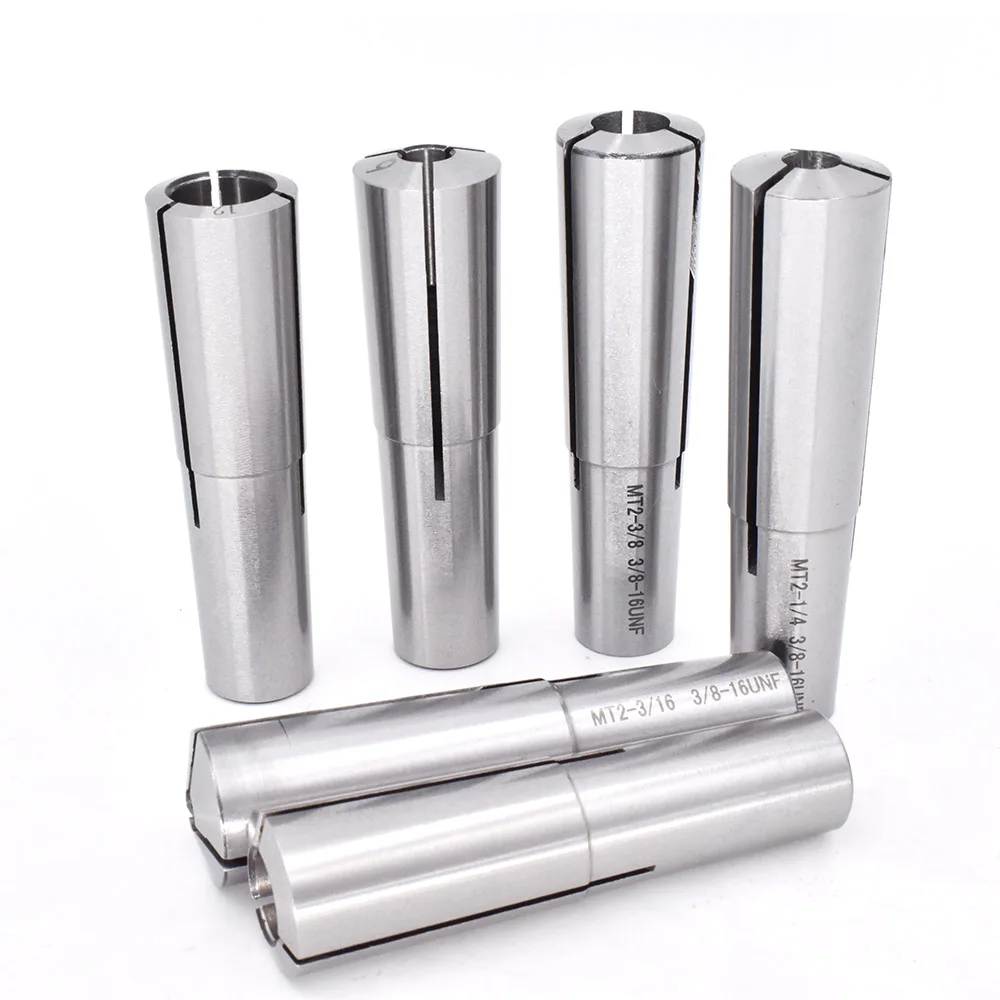 MT2 MT3 MT4  Spring collets thread M10 M12 M16 3/8 16UNF 1/4 1/8 1/2 Mohs collets tapper cone collet chuck cnc machine clamping