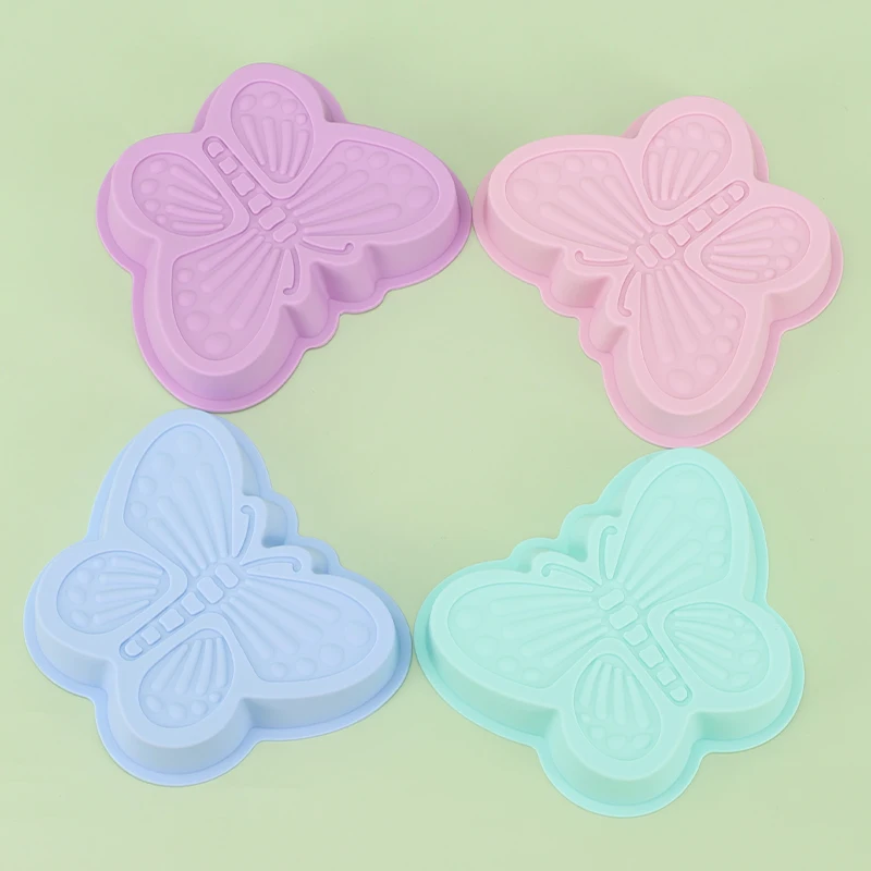 Butterfly Shape Food Grade Silicone Baking Mold Cake Gread Chocolate Muffin Mousse Jelly Candy Cookie Soap Candle Making Tools