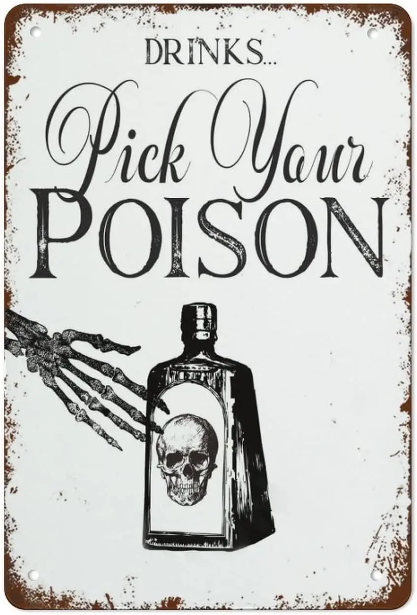 Halloween Sign, Drink Bar Sign, Pick Your Poison, Halloween Decor, Halloween Decor, Halloween Sign, Wedding Sign, Potion