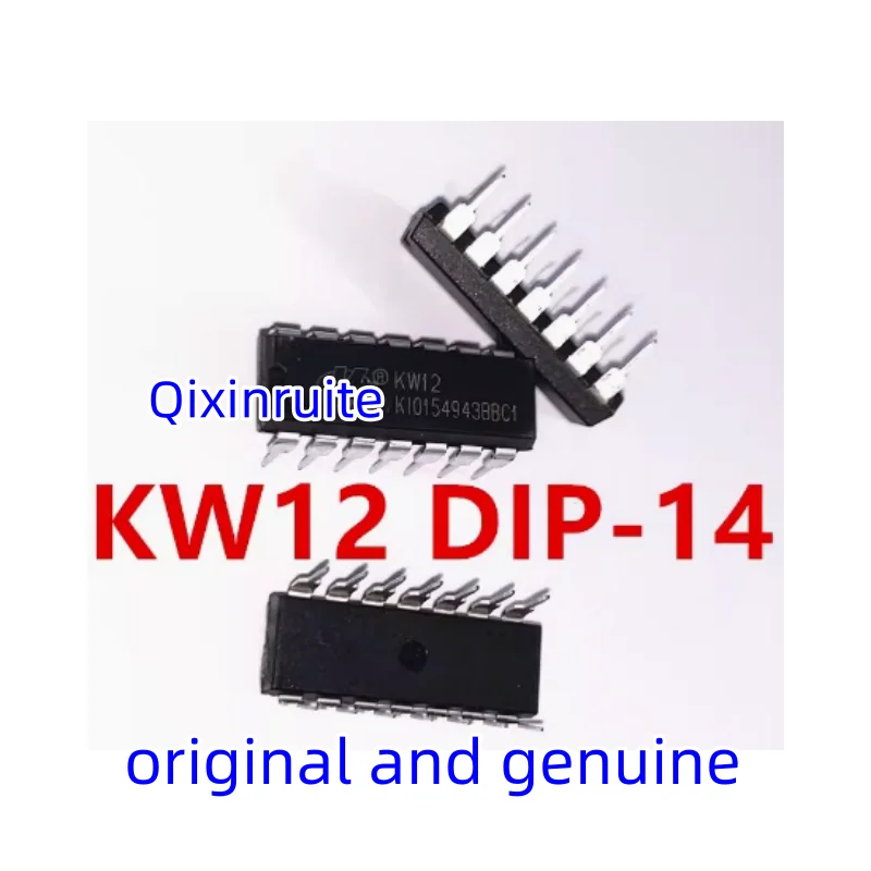 Qixinruite  Brand new original genuine KW12 DIP-14 imported double in-line pins single-chip blank chip IC