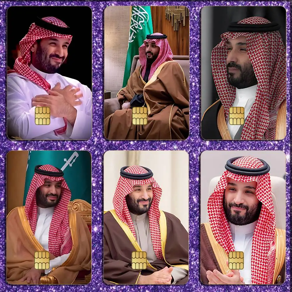 

Salman of Saudi Arabia Credit Card HD Stickers Game Card Decal Card Matte Film Skin Small Chip Waterproof Sticker