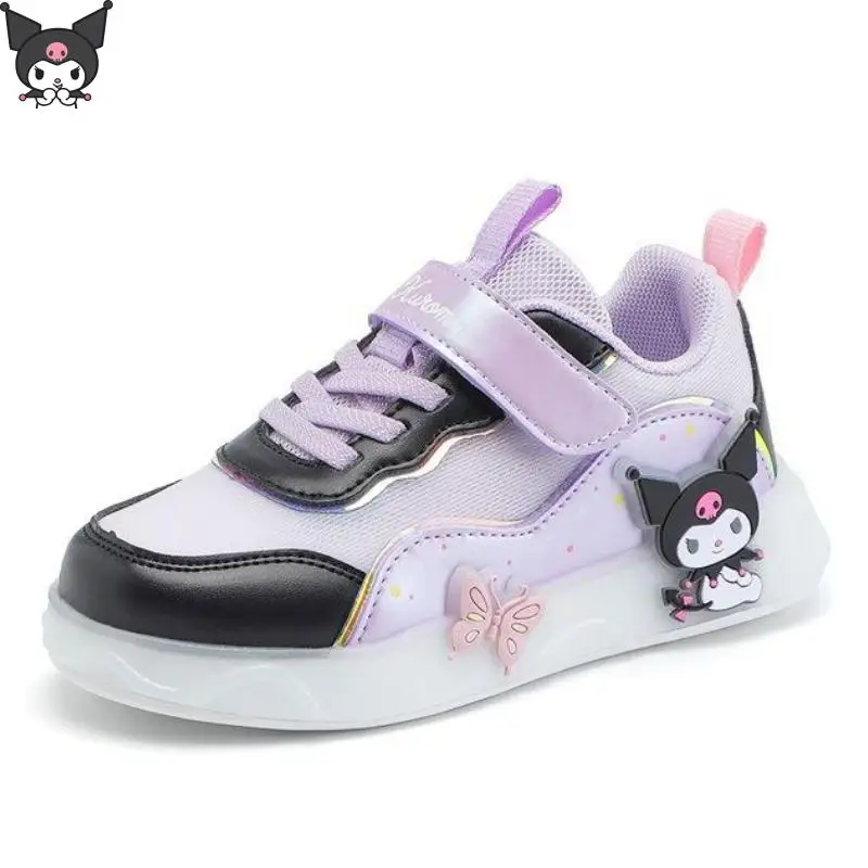 

Детская спортивная обувь Sanrios, обувь Hello Kittys Kuromi, модная обувь, обувь на плоской подошве, спортивная удобная обувь для отдыха, милая студенческая обувь