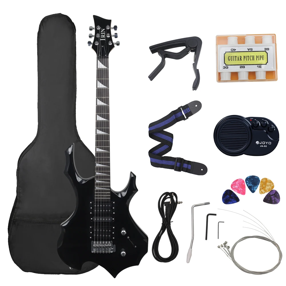 6 Strings Electric Guitar 24 Frets Maple Body  Electric Guitar Guitarra With Bag Speaker Necessary Guitar Parts & Accessories