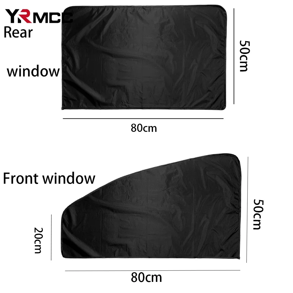 Car Window Curtain Summer UV Protection Magnetic Sunscreen Heat Insulation Blackout Sunshade SUV Glass Sunshade Car Accessories