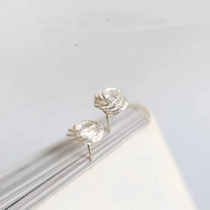 REETI 925 sterling silver wire Stud Earrings for Women Elegant Wedding Jewelry pendientes mujer moda 2019 Brincos