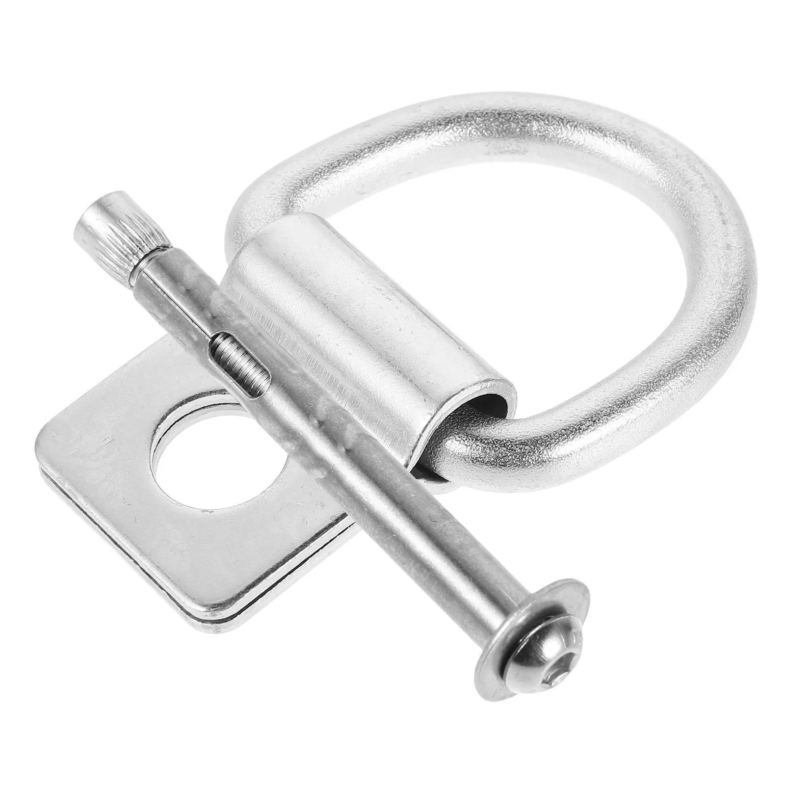 Stainless Steel Heavy Duty V-Shaped D-Ring Pull Ring for Trailer Truck Cargo Management Tie Down Anchors Lashing D-Rings