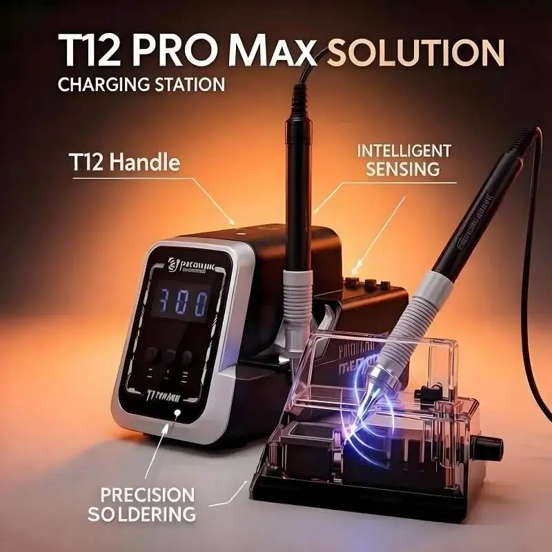 MECHANIC T12 Pro Max 160W Soldering Station Intelligent Temperature Control Fast Heating Smart Sleep for Phone PCB Repair Tools