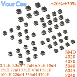 20pcs 4030 SWPA4030S 4020 5040 6045 8040 SMD Power Inductor 2.2uH 3.3uH 4.7uH 6.8uH 10uH 15uH 22uH 33uH 47uH 56uH Wire Wound