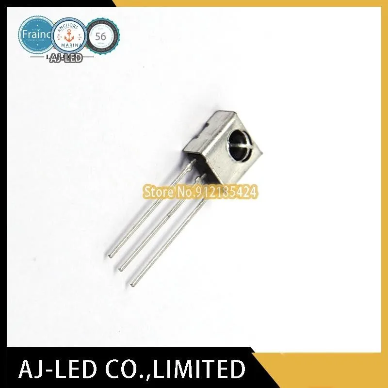 

10pcs/lot SRM-603LM2M-2 infrared receiver 940nm iron shell shielding 38KHZ sensing distance 7-10m new