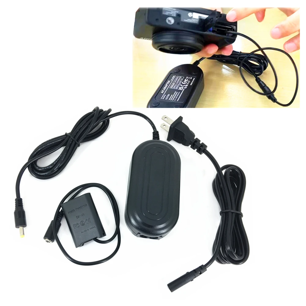 Live Stream BX1 DC Coupler Dummy Battery + AC Power Adapter for Sony ZV-1 II ZV-1F ZV1 ZV1F RX100 M7 M6 M5 as NP-BX1 Adaptor