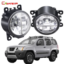 2 X 30W Car Front Fog Light Assembly For Nissan Xterra N50 2005-2015 H11 LED Fog Daytime Running Lamp DRL 6000LM High Bright