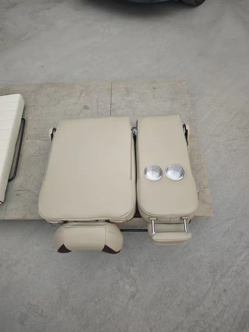 RV Swivel Seat, High Quality Custom RV Folding Sofa Bed Adjustable Split Backrest Foldable Leather for Motorhomes Camper s