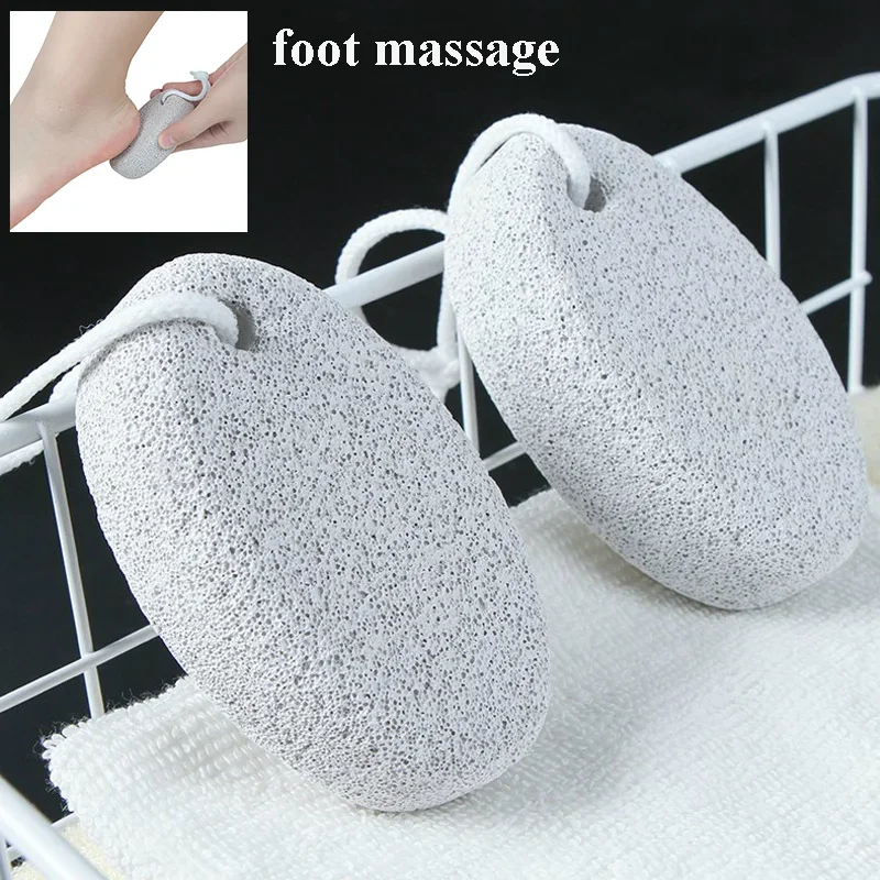 1pc Natural Pumice Stone Foot Stone Clean Skin Grinding Callus Foot Care Massage Tool Clean Dead Hard Skin Care Foot Clean Tool