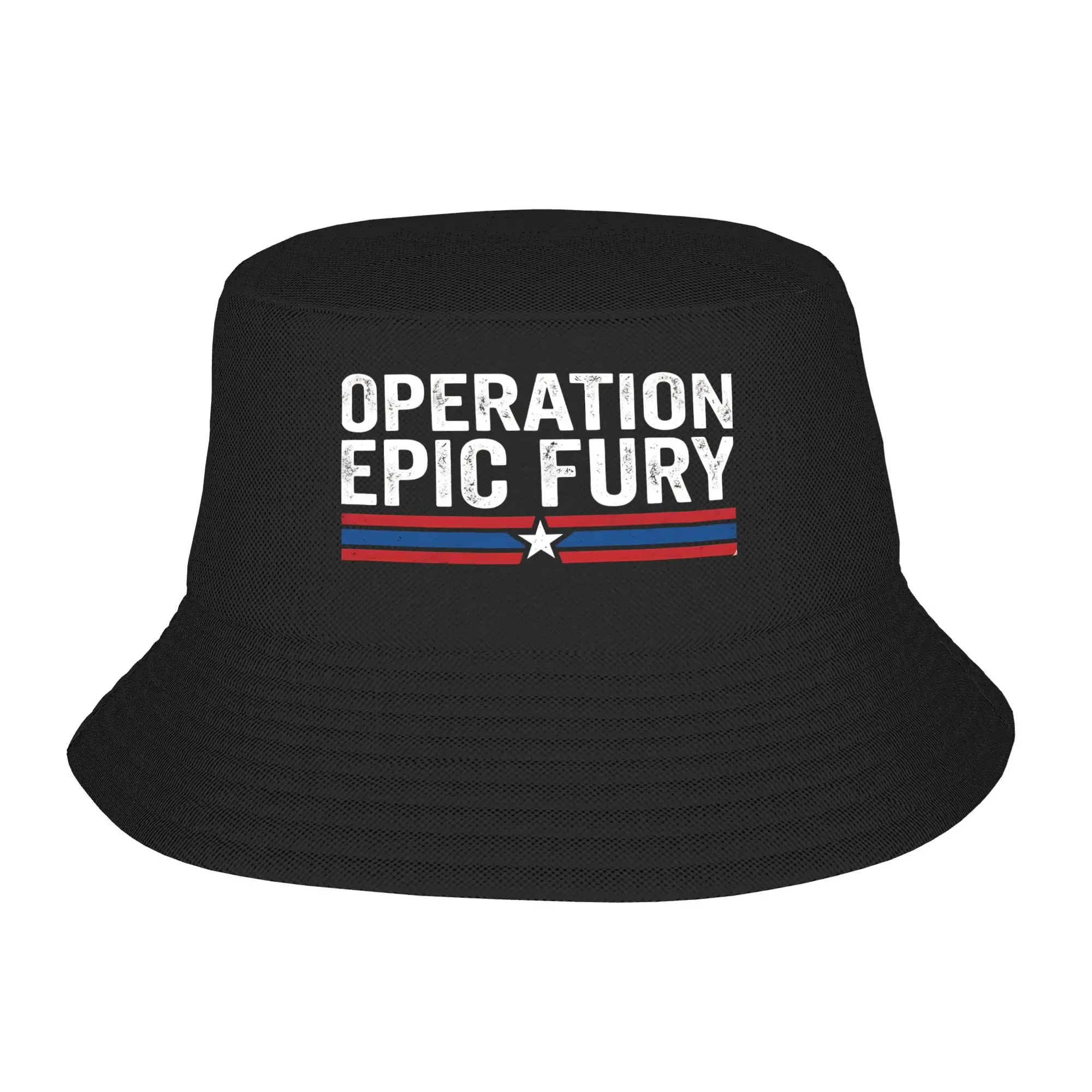 Girl Harajuku Operation Epic Fury The FAFO Tour Bucket Hat Accessories  Bob Hat For Travel Headwear Lightweight