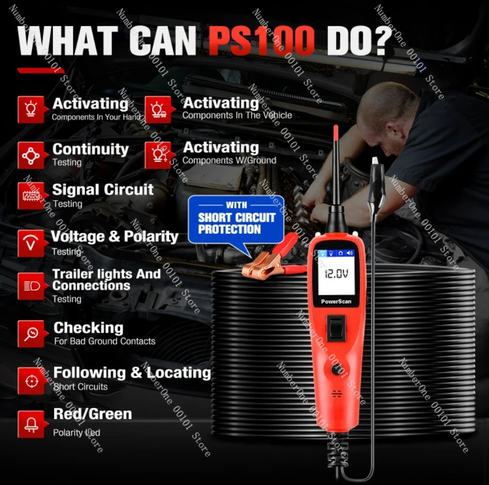 Ps100 electrical system diagnostic tool