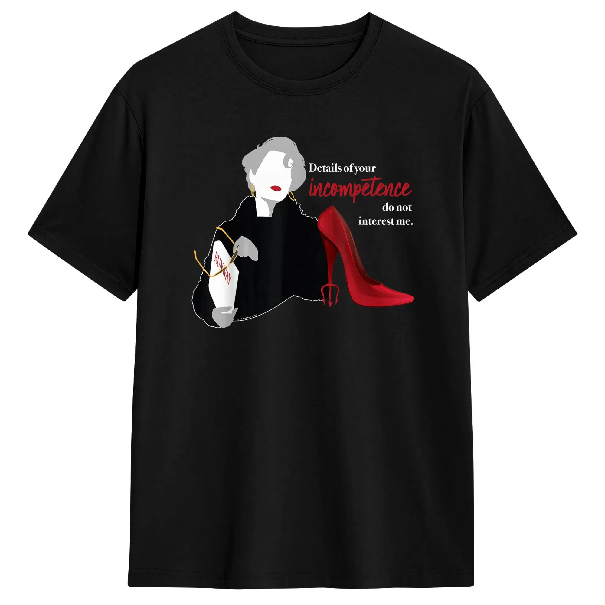The Devil Wears Pradad Judging You Miranda Priestly Pop Art T Shirt Man Y2K Basic T Shirts Beach Crew Neck Hip Hop Tee Shirt