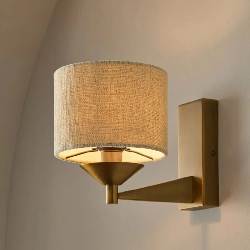 Sophisticated minimalist bedroom bedside lamp, homestay hotel corridor wall lamp