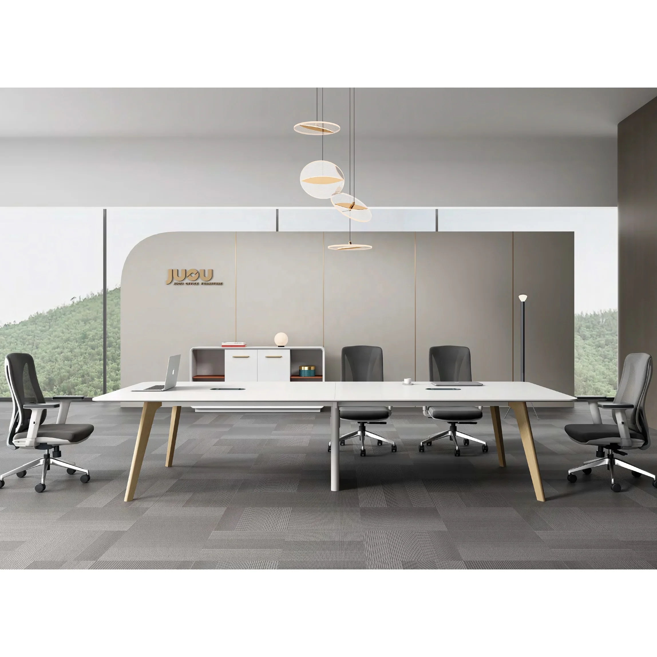 Office Furniture Big Size Wooden Conference Table For Meeting Room