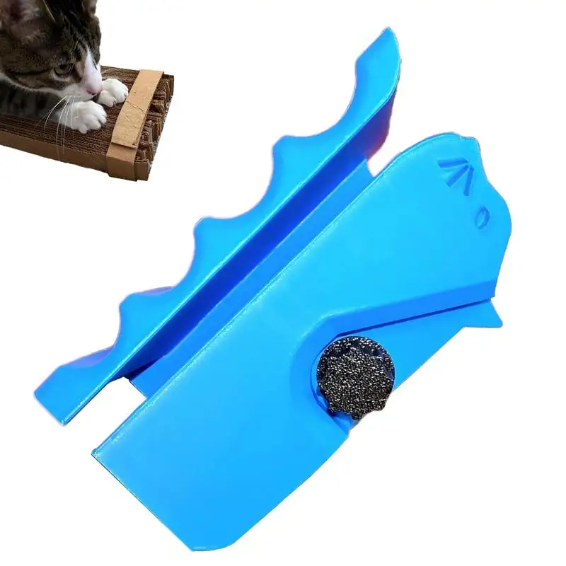 3D Printed Card Board Cutter Cat Shaped Cardboard Strip Cutting Machine Cardboard Cutting Machine For Homemade Cat Scratching