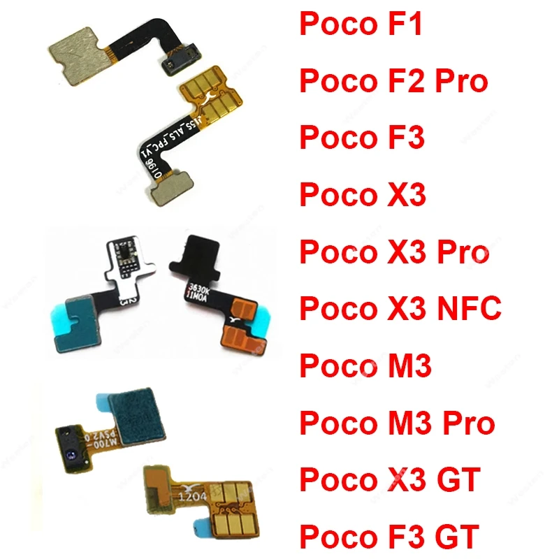 

Гибкий кабель датчика приближения для Xiaomi Mi Poco F1 F3 F2 Pro X3 Pro M3 Pro NFC Датчик приближения Детали силиконовой резины
