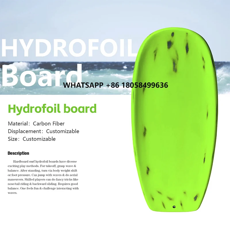 

Carbon Fiber sup Paddle Board Light Weight Hydrofoil Surfing Wing Foil Water Play Pumping Surfboard