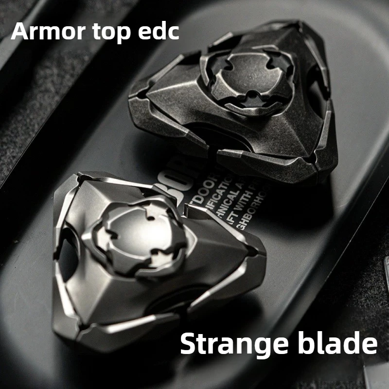 Strano diapason con apertura a lama EDC, giocattolo di decompressione con doppio collegamento meccanico in metallo, giocattolo di decompressione