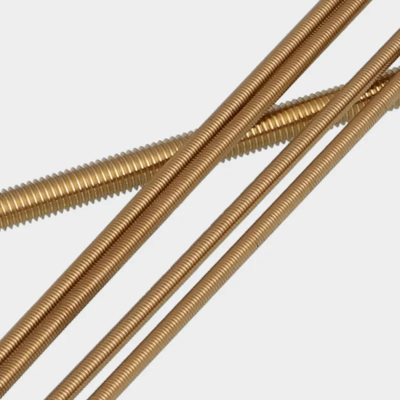 1Pc 황동 전체 미터 나사 막대 막대 나사 막대 볼트 스터드 나사 샤프트 다양한 길이 M2 M2.5 M3 M4 M5 M6 M8 M10 M12 M20