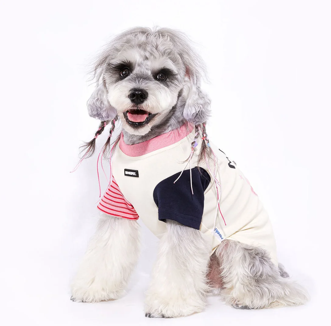 Warm Bottoming T-shirt for Dog and Cat, Clothes for Pet Fever, Velvet Clothes