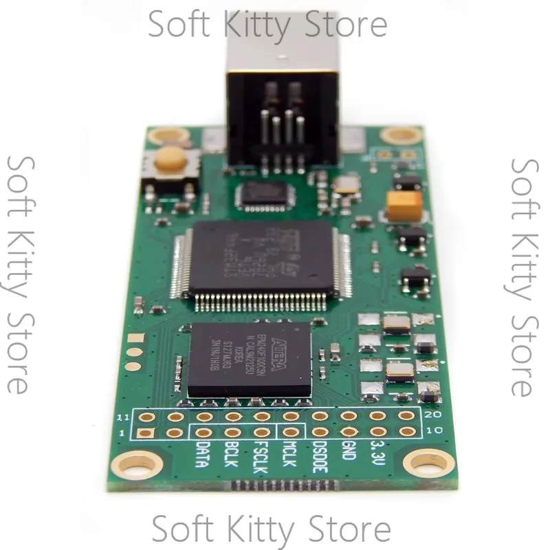 PCM1536 DSD1024 USB Digital Interface Card For HiFi Audio Amplifier DAC Compatible With Amanero Card XMOS To I2S Output