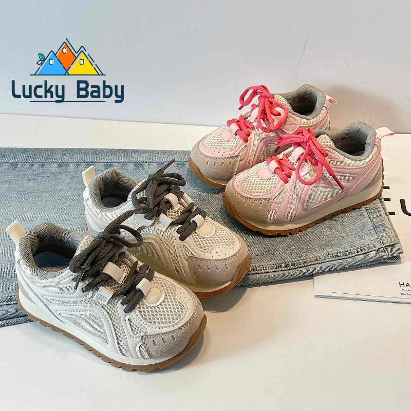 

2025 New Children Shoes Casual Toddler Infant Kids Baby Boys Girls Breathable Sport Running Shoes Sneakers Soft Children's Shoes