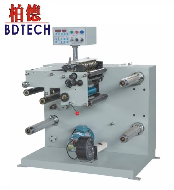 FQ320 High Speed Small Mini Label Sticker Cutting Slitting Rewinding Machine Price 320mm Slitting Machine
