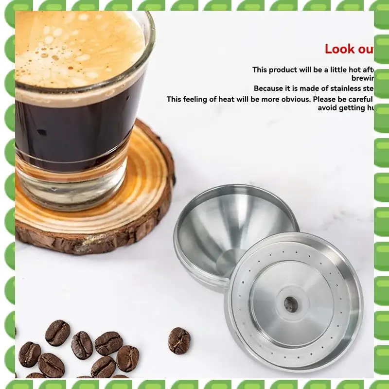 

A04V Инновационные перерабатываемые кофейные капсулы из нержавеющей стали для Nespresso Vertuo - решение для заваривания своими руками