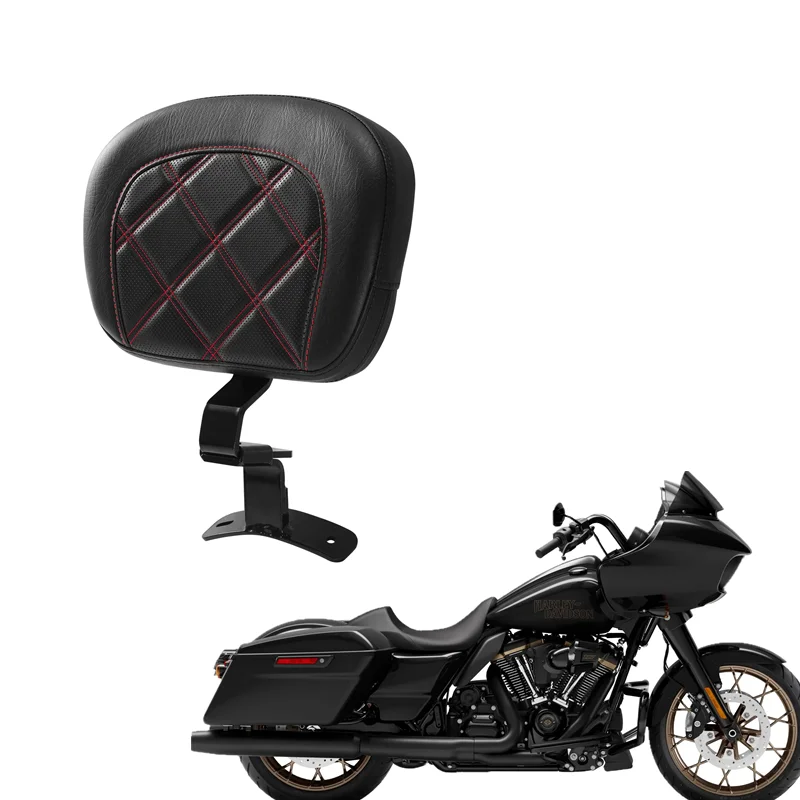 For Harley Touring Road King Street Glide 2009-2022 2020 Motorcycle  Acsessories Front Driver Rider Backrest Pad