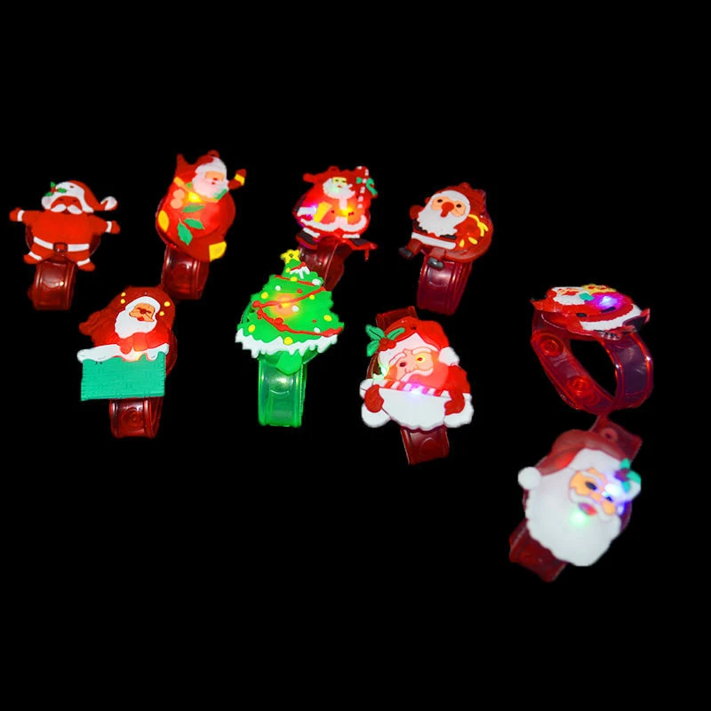 10/20PCS Glowing Bracelets Rings Light Toys Kids Gifts Birthday Party Favor Return Gift Carnival Event Children Gift Bag Fillers