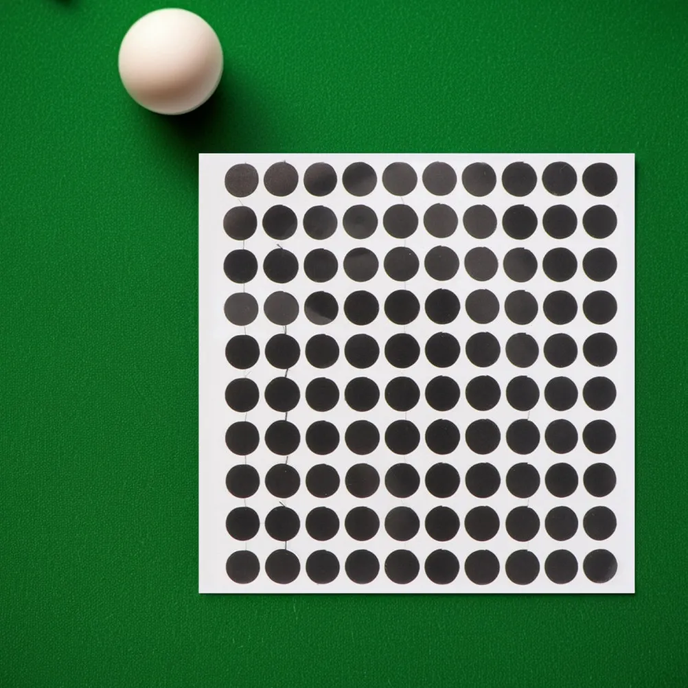 4Sheet Pool Table Black Dot Marker Snooker Position Stickers Billiard Repair Patch Training Precision Ball Spot Replacement