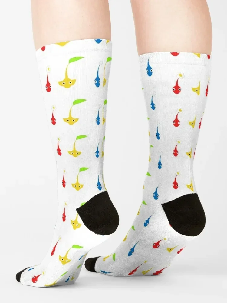 Pikmin characters Socks retro set Women Socks Men\'s