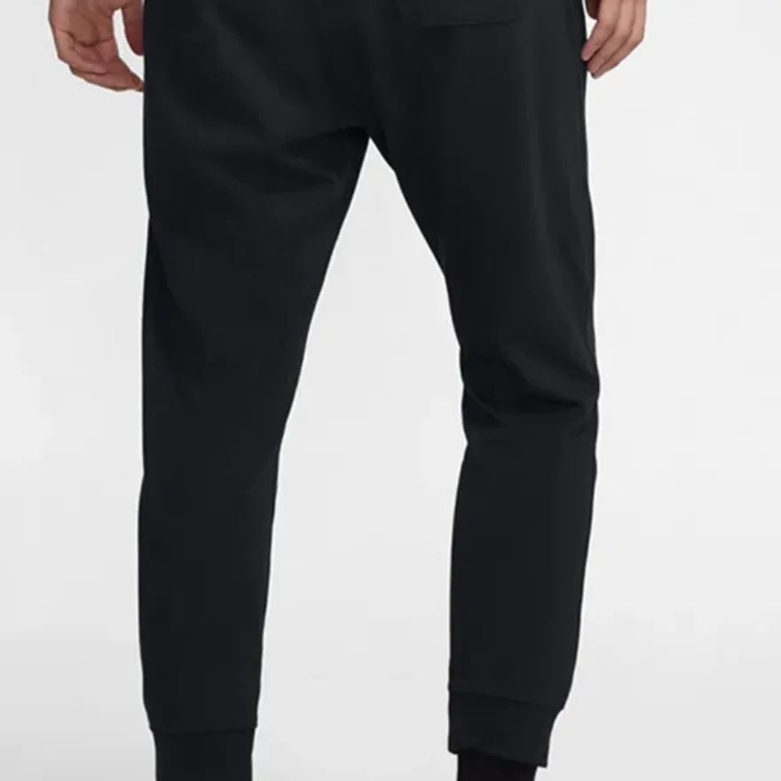 Nike Sportswear Club Knit Crew Long Casual Knit Sweatpants Spring Men\'s Black For Boys