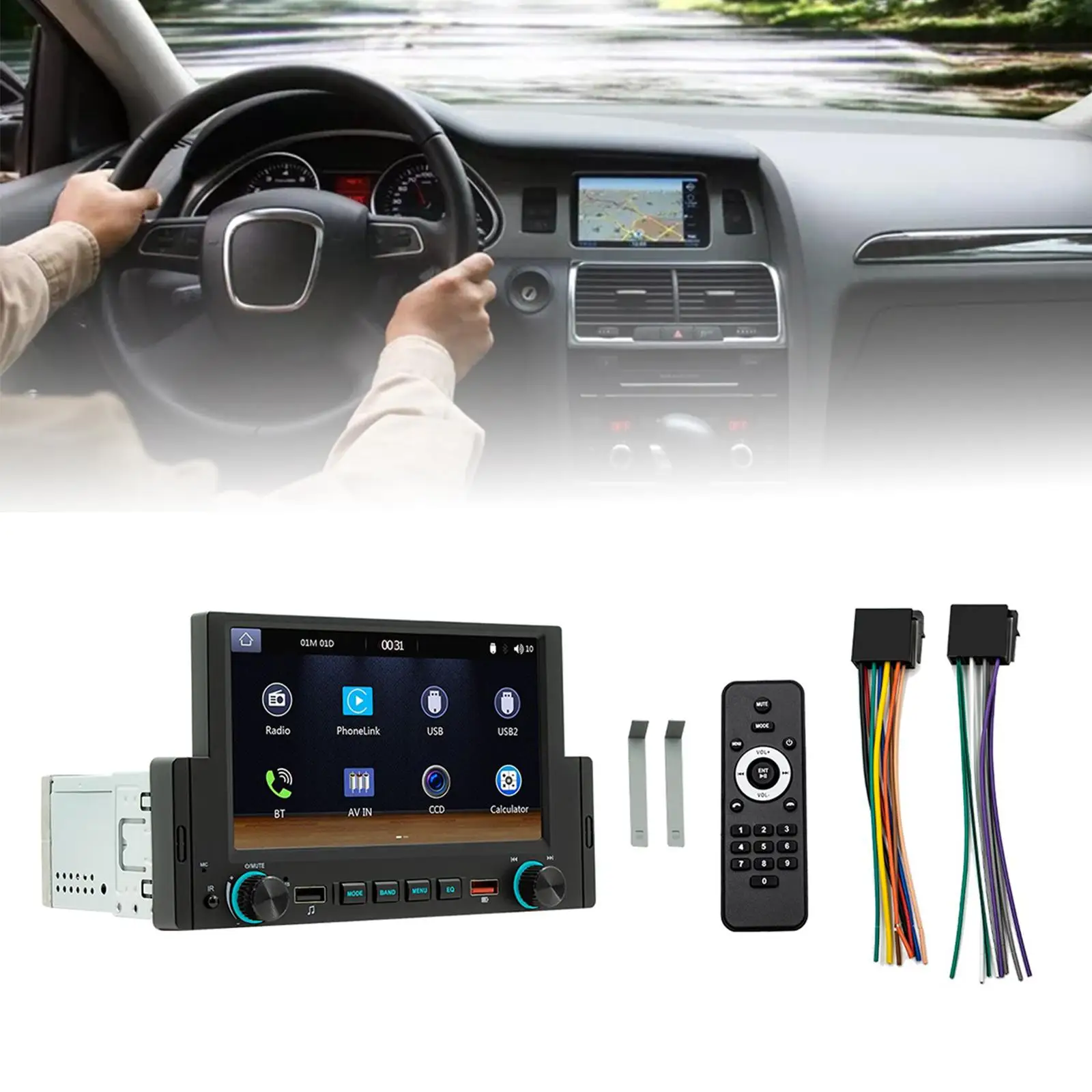 

Wireless Car Stereo with Carplay Repair Electronics Vehicle Spare MP5 Player